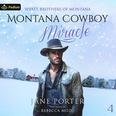 Montana Cowboy Miracle – omslag til lydbogen af Jane Porter