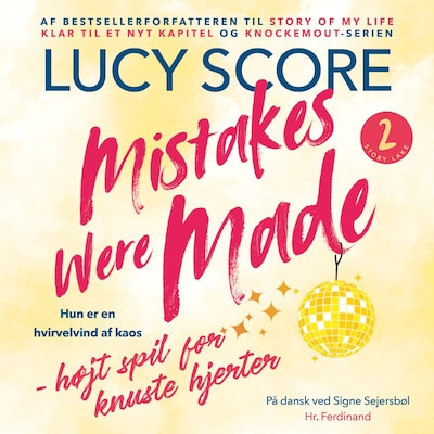 Mistakes were made – højt spil for knuste hjerter – omslag til lydbogen af Lucy Score