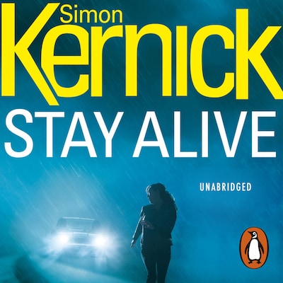 Stay Alive – omslag til lydbogen af Simon Kernick