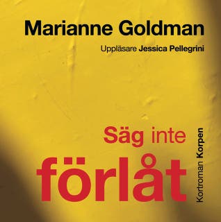 Säg inte förlåt : Kortroman – omslag till ljudboken av Marianne Goldman