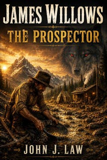 James Willows - The Prospector: A Prospector Tale – omslag till ljudboken av John J. Law