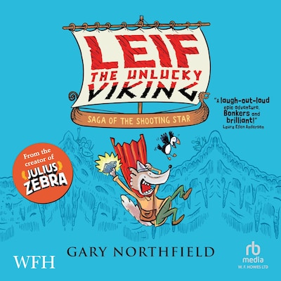 Leif the Unlucky Viking: Saga of the Shooting Star – omslag til lydbogen af Gary Northfield