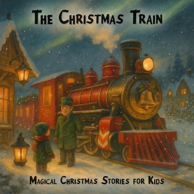 Magical Christmas Stories for Kids, The Christmas Train (unabridged) – omslag til lydbogen af Claudia Schröder