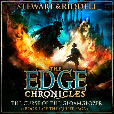 The Edge Chronicles: The Curse of the Gloamglozer – omslag til lydbogen af Paul Stewart, Chris Riddell