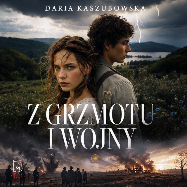 Z grzmotu i wojny – okładka audiobooka, autor Daria Kaszubowska
