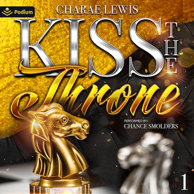 Kiss the Throne – omslag til lydbogen af Charae Lewis