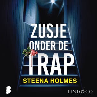 Zusje onder de trap – omslag van het luisterboek van Steena Holmes