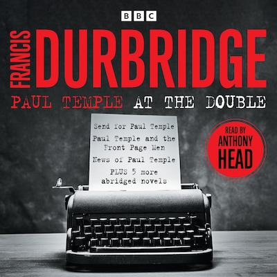 Paul Temple at the Double – omslag til lydbogen af Francis Durbridge