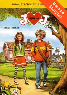 J hjärta J – omslag till ljudboken av Lena Stenbrink