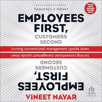Employees First, Customers Second – omslag til lydbogen af Vineet Nayar
