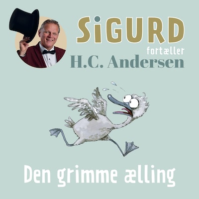 Sigurd fortæller om Den grimme ælling – omslag til lydbogen af Sigurd Barrett