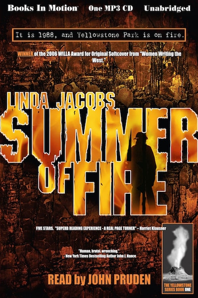 Summer Of Fire – omslag til lydbogen af Linda Jacobs