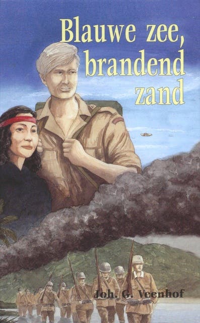 Blauwe zee, branden zand – omslag van het luisterboek van Joh G Veenhof