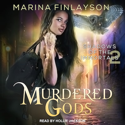 Murdered Gods – omslag til lydbogen af Marina Finlayson