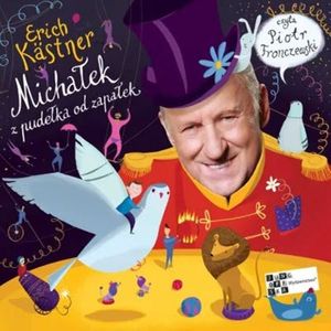 Michałek z pudełka od zapałek – okładka audiobooka, autor Erich Kästner