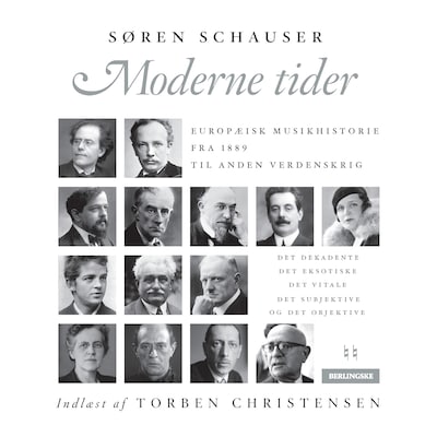 Moderne tider – omslag til lydbogen af Søren Schauser