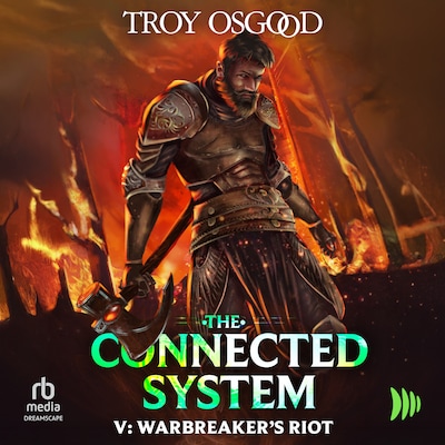 Warbreaker's Riot – omslag til lydbogen af Troy Osgood