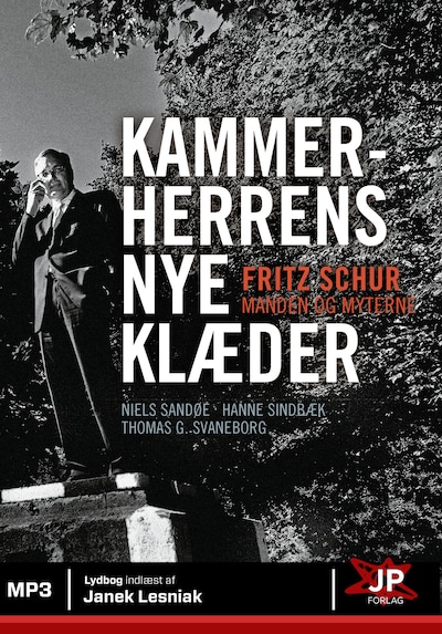 Kammerherrens nye klæder – omslag til lydbogen af Hanne Sindbæk, Niels Sandøe, Thomas Svaneborg