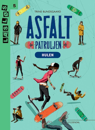Asfaltpatruljen. Hulen – omslag til lydbogen af Trine Bundsgaard