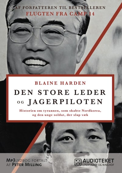 Den store leder og jagerpiloten – omslag til lydbogen af Blaine Harden