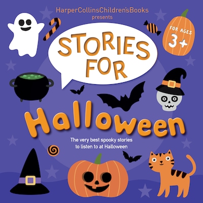 Stories for Halloween – omslag van het luisterboek van Rob Scotton, Rachel Bright, Benji Davies