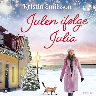 Julen ifølge Julia – omslag til lydbogen af Kristin Emilsson