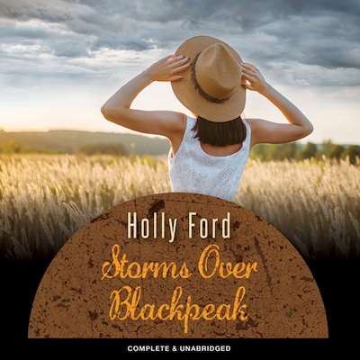 Storms Over Blackpeak – omslag til lydbogen af Holly Ford