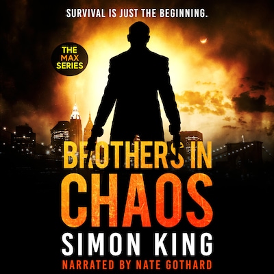 Brothers in Chaos – omslag til lydbogen af Simon King