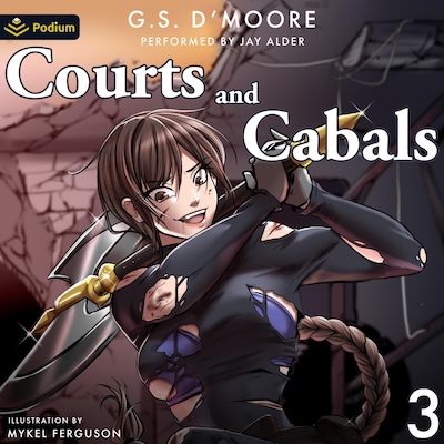 Courts and Cabals 3 – omslag til lydbogen af G.S. D'Moore