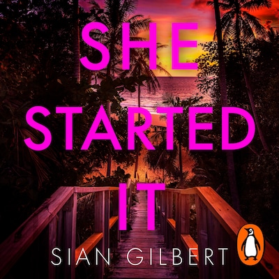 She Started It – omslag til lydbogen af Sian Gilbert
