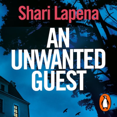 An Unwanted Guest – omslag til lydbogen af Shari Lapena