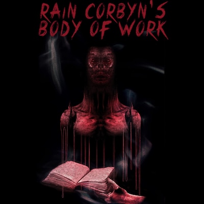 Rain Corbyn's Body of Work – omslag til lydbogen af Rain Corbyn
