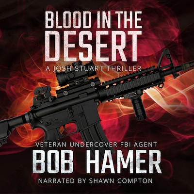 Blood in the Desert – omslag til lydbogen af Bob Hamer