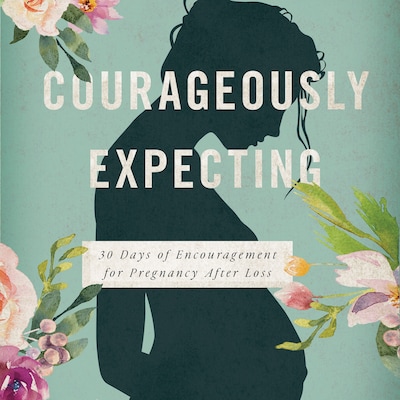 Courageously  Expecting – omslag van het luisterboek van Jenny Albers