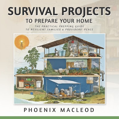 Survival Projects to Prepare Your Home – omslag til lydbogen af Phoenix MacLeod