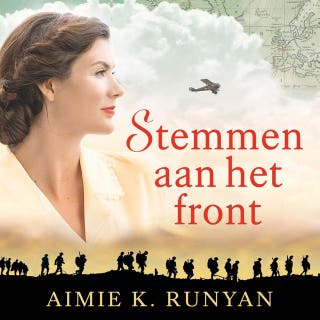 Stemmen aan het front – omslag van het luisterboek van Aimie K. Runyan