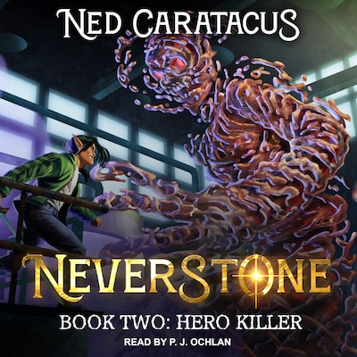 Hero Killer – omslag til lydbogen af Ned Caratacus