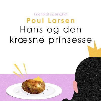 Hans og den kræsne prinsesse – omslag til lydbogen af Poul Larsen