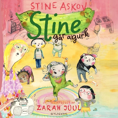 Stine går agurk – omslag til lydbogen af Stine Askov