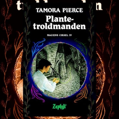 Magiens cirkel #4: Plantetroldmanden – omslag til lydbogen af Tamora Pierce