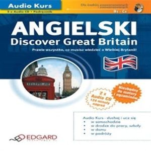 Angielski Discover Great Britain – okładka audiobooka, autor N/A