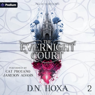 The Evernight Court – omslag til lydbogen af D.N. Hoxa