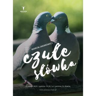 Czułe słówka – okładka audiobooka, autor Marcin Jakimowicz