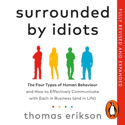 Surrounded by Idiots – omslag til lydbogen af Thomas Erikson