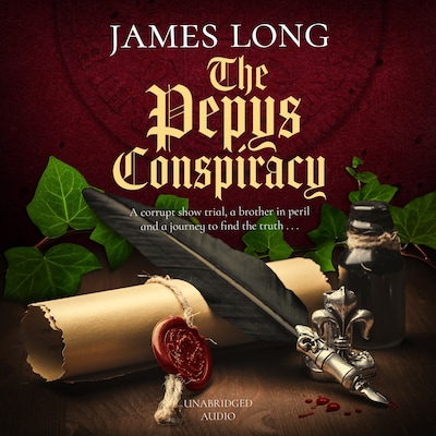 The Pepys Conspiracy – omslag til lydbogen af James Long