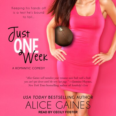 Just One Week – omslag til lydbogen af Alice Gaines