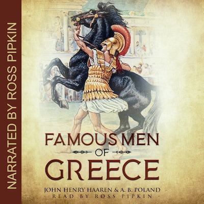 Famous Men of Greece – omslag til lydbogen af John Henry Haaren, A. B. Poland