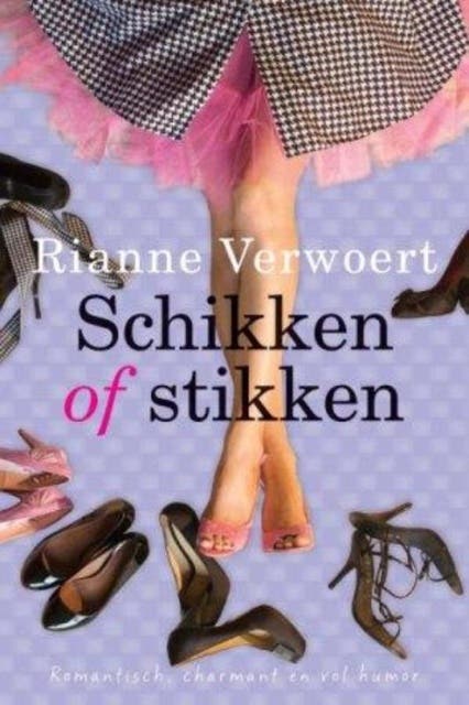 Schikken of stikken – omslag van het luisterboek van Rianne Verwoert
