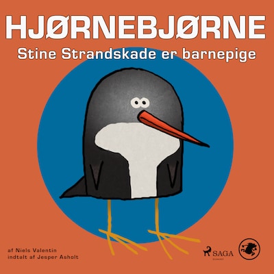 Hjørnebjørne 33 - Stine Strandskade er barnepige – omslag til lydbogen af Niels Valentin