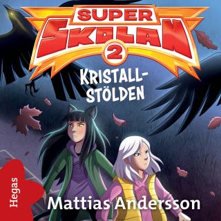 Kristall-stölden – omslag till ljudboken av Mattias Anderson
